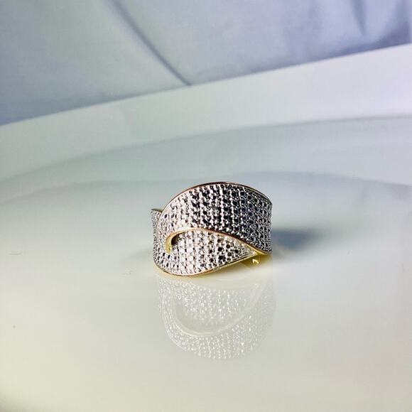 PAJ Gorgeous Two Tone Ring - Picture 1 of 8